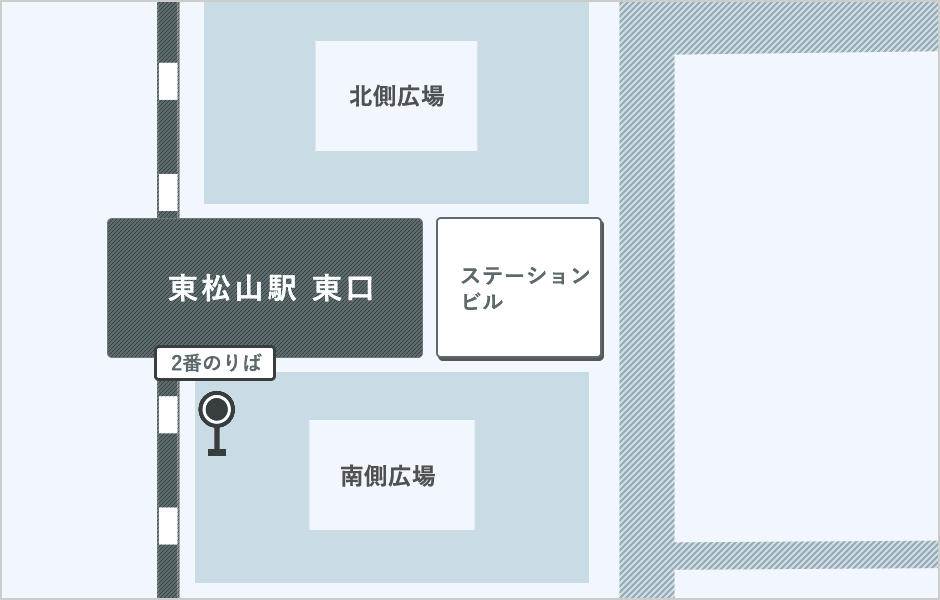 東松山駅東口　2番のりば